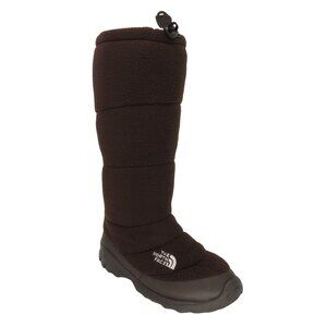 THE NORTH FACE Womens Tall Brown Fleece Heatseaker Insulated Winter Boots Size 9
